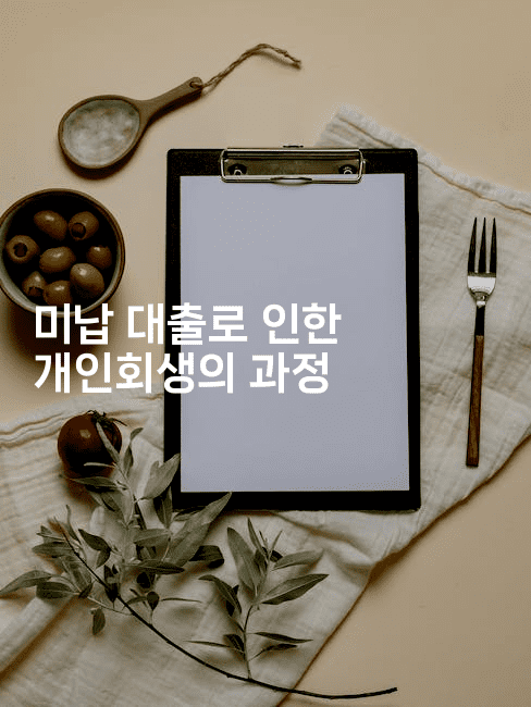 미납 대출로 인한 개인회생의 과정-미슐링