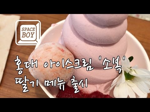 [홍대맛집]아이스크림 가게 '소복' 탐방